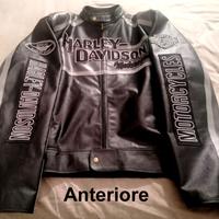 Giacca in pelle marcata Harley Davidson