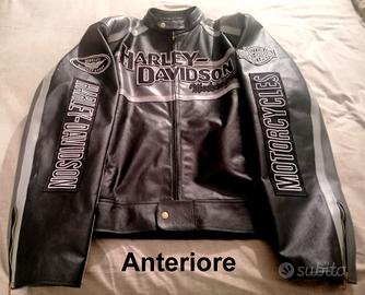 Giacca in pelle marcata Harley Davidson