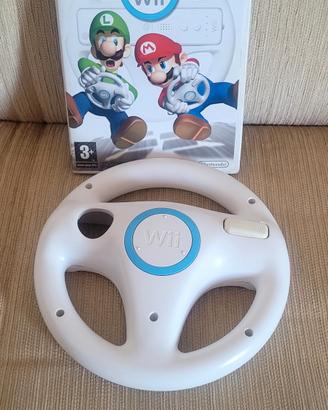 gioco nintendo wii Mario Kart + volante originale 