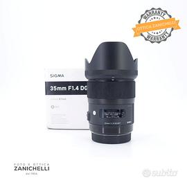 Sigma 35 F/1.4 DG ART (Canon) Usato (F1204)