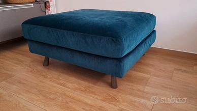 Pouf  verde petrolio 