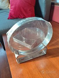 2 Fascette reggi tubo canna fumaria 23 cm diametro