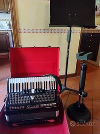 fisarmonica, (leggio e supporto nuovi in omaggio)