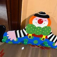 Attaccapanni clown per cameretta bimbi