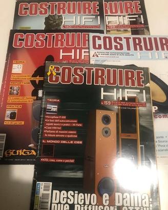 RIVISTE COSTRUIRE HIFI CHF VARI NUMERI DISPONIBILI