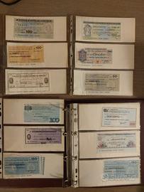 Collezione di Miniassegni (Anni '70)