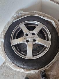 CERCHI IN LEGA R15 RENAULT CLIO + GOMME INVERNALI