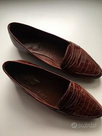 Scarpe William in pelle di coccodrillo