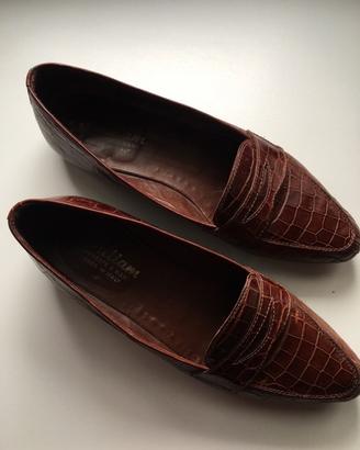 Scarpe William in pelle di coccodrillo