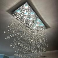 COPPIA DI LAMPADARI A GOCCIA FATTI A MANO