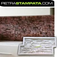 Stampo calco matrice x pietra in gesso cemento
