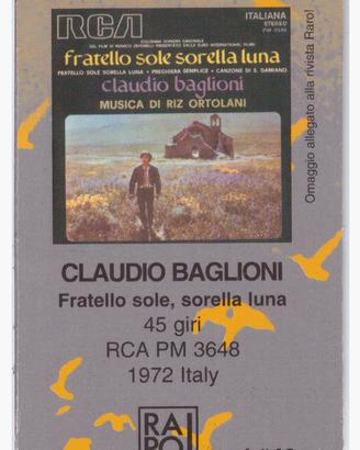 Card n. 40 allegata Rivista Raro -Claudio Baglioni
