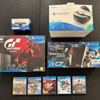 Ps4 slim + VR + Camera + Aim controller + Giochi