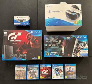 Ps4 slim + VR + Camera + Aim controller + Giochi