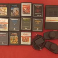 ATARI 2600  + 17 GIOCHI ORIGINALI + ALIM. +CAVO TV