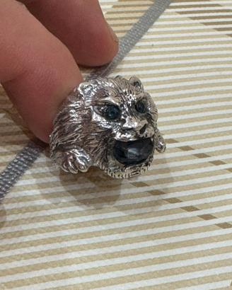 Anello testa di leone