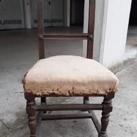 sedie in legno seduta da rivestire 
