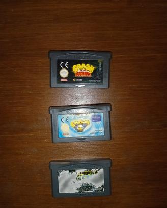 giochi gba crash bandicoot + F-zero