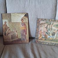 Riproduzione di mosaico su legno