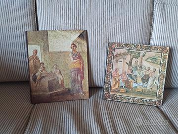 Riproduzione di mosaico su legno