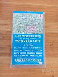 Carta tabacco 4 Belluno Feltre S. Martino Agordino