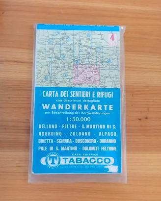 Carta tabacco 4 Belluno Feltre S. Martino Agordino