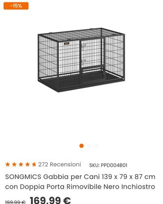 gabbia per cani xxl 