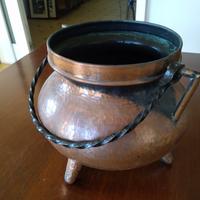 Orcio ornamentale in rame 