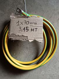Cavo 1x70mm G/V 3,15 metri con 1 capocorda
