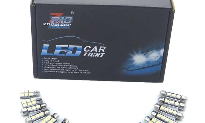 KIT 17 LAMPADE LED INTERNE PORSCHE CAYENNE 955 957