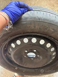 Ruota continental 205/55 r16V