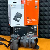 Sony A7 III + 24/105 F4 + Due batterie originali