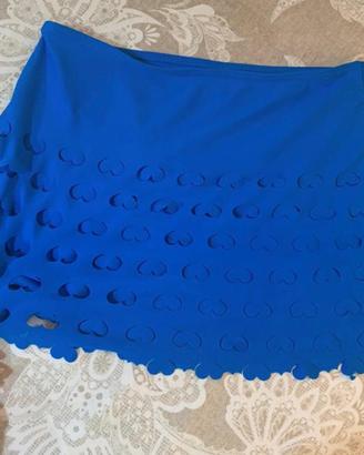 Gonna per il mare con cuori blu