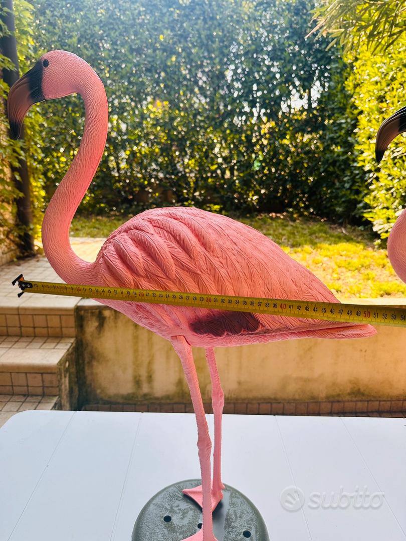 2 pezzi di plastica rosa fenicottero cortile ornamento picchetti Mini prato statua con gambe in metallo lunghezza dei piedi regolabile per il giardino dei cavalletti