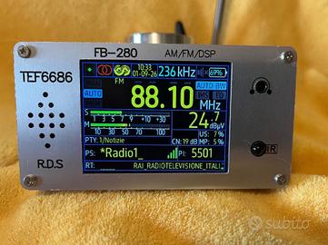Radio ricevitore AM/FM/DSP ampia gamma con WiFi