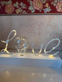 Lampada luminosa scritta LOVE Maisons Du Monde