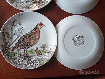 Coppia di Piatti Wild Birds