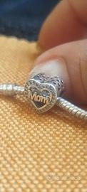 charm mamma nuovo argento S 925 