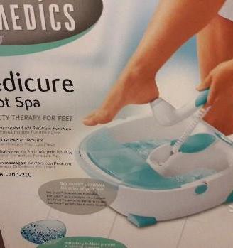 Homedics pedicure foot spa