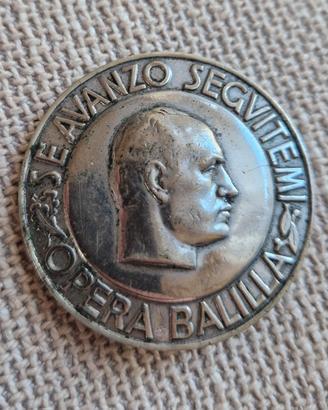 Spilla Distintivo Fascismo Fascista ONB Mussolini 
