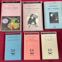 Lotto 5 libri Adelphi Le nove porte, detti e contr