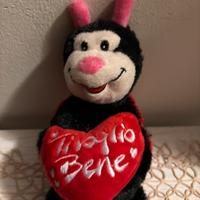 Peluche coccinella San Valentino