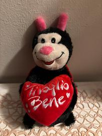 Peluche coccinella San Valentino
