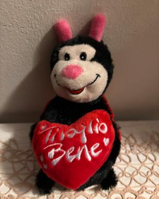Peluche coccinella San Valentino