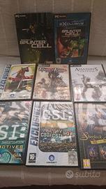 Lotto Videogiochi PC Splinter Cell Devil May Cry..