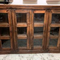 Credenza/Vetrina in legno massello/stile rustico