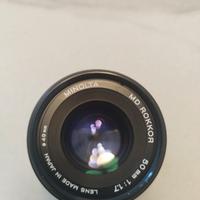 obbiettivo 50 mm f 1.7 minolta