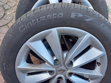 P7 Pirelli 205/55 R17  + cerchi  lega Scenic Xmode
