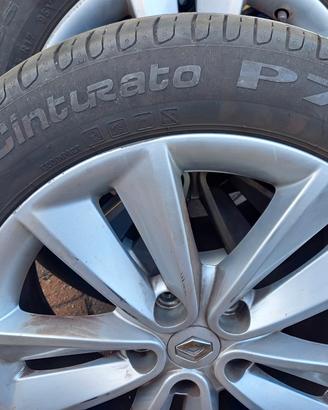 P7 Pirelli 205/55 R17  + cerchi  lega Scenic Xmode