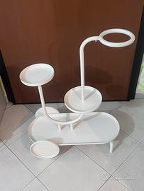 Porta fioriera con carrello